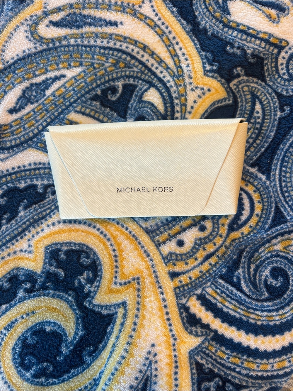 Michael Kors Off-White Eyewear Case